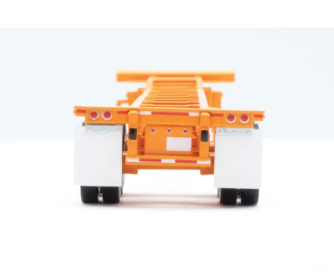 Walthers Scenemaster 4502 20’ Container Chassis (2-Pack) -- Orange Freight Loads & Containers