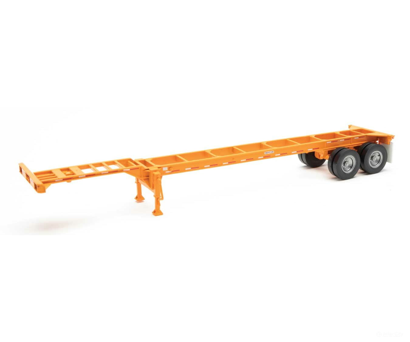 Walthers Scenemaster 4552 40’ Container Chassis (2-Pack) -- Orange Freight Loads & Containers