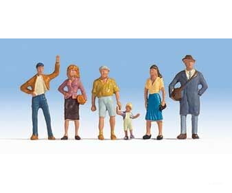 Walthers Scenemaster 6055 Pedestrians Pkg(6) -- Set #1 Figures