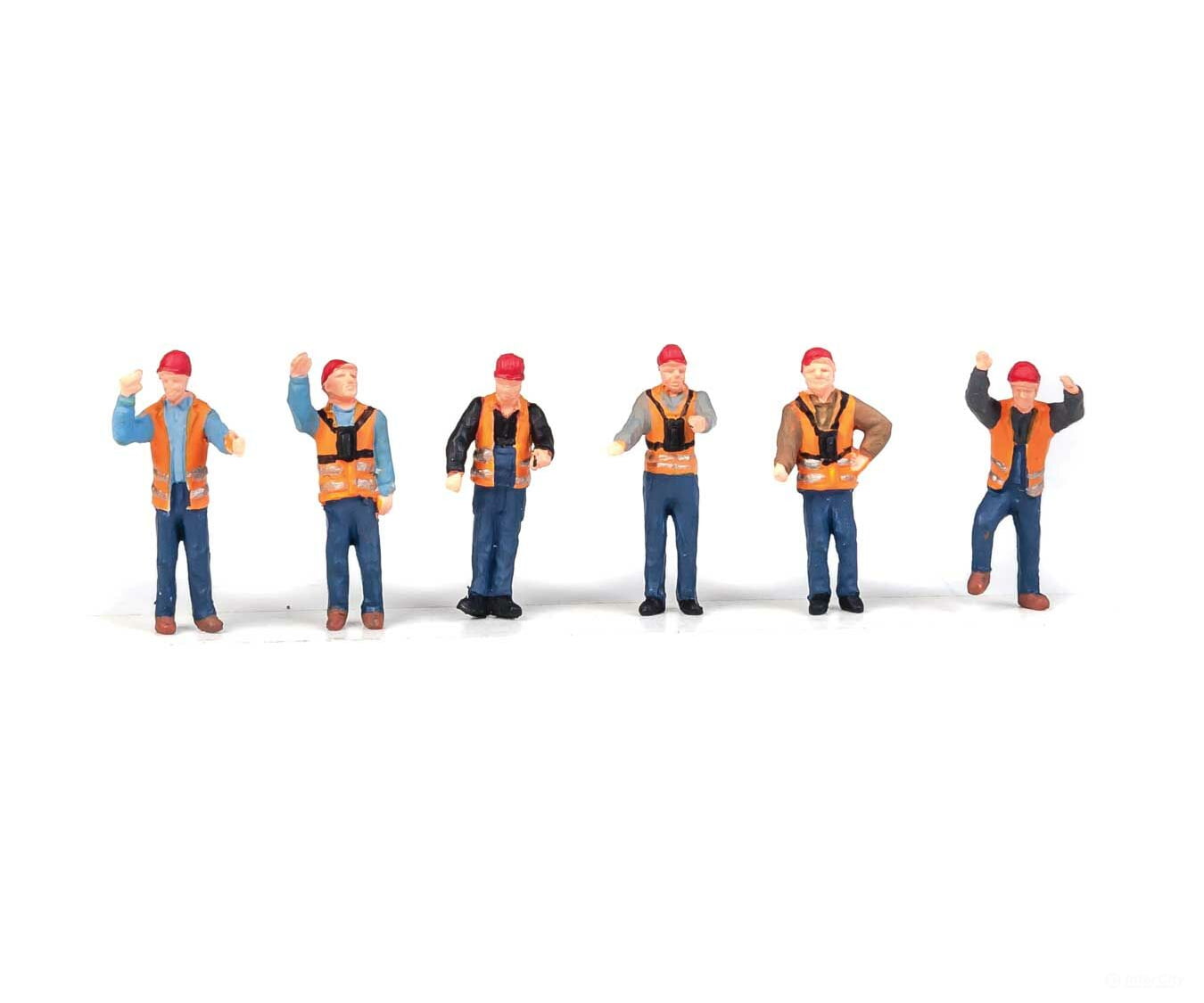 Walthers Scenemaster 6065 Railroad Yard Crew Pkg(6) Figures