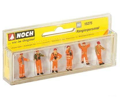 Walthers Scenemaster 6065 Railroad Yard Crew Pkg(6) Figures
