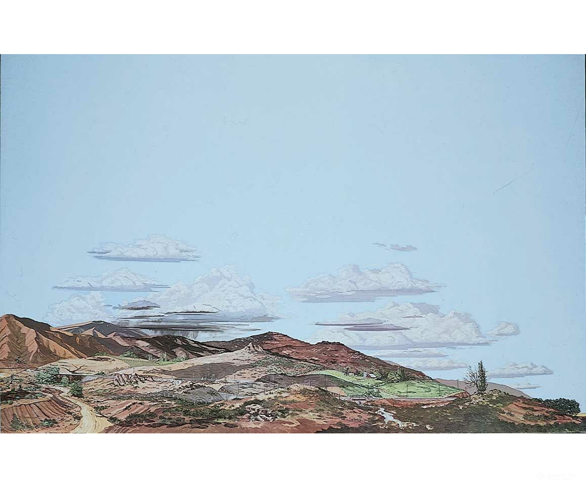 Walthers Scenemaster 707 Background Scene 24 X 36’ 60 90Cm - Instant Horizons(Tm) -- Desert To