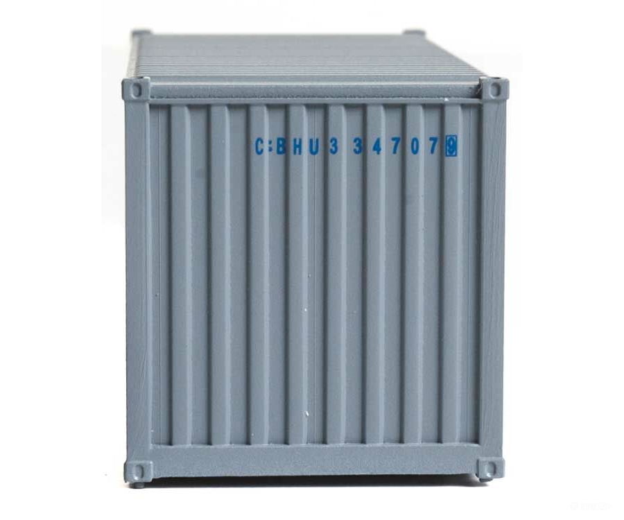 Walthers Scenemaster 8071 20’ Corrugated Container - Assembled -- China Ocean Shipping Company
