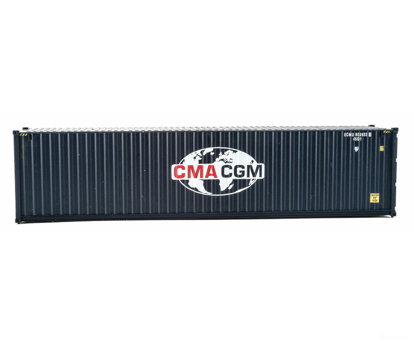 Walthers Scenemaster 8260 40’ Hi-Cube Corrugated-Side Container - Assembled -- Gma-Cgm (Globe