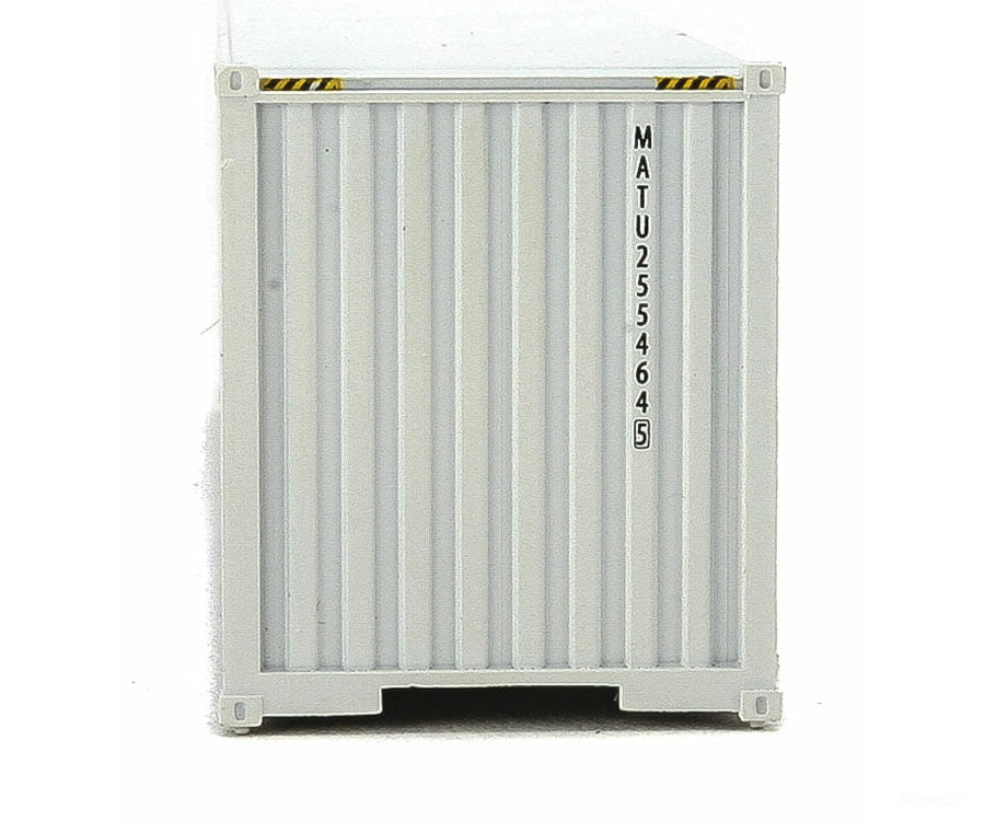 Walthers Scenemaster 8263 40’ Hi-Cube Corrugated-Side Container - Assembled -- Matson (Gray Blue)