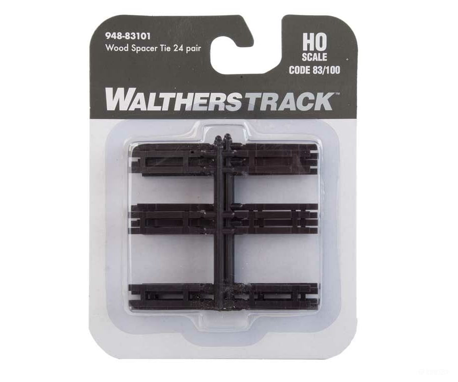 Walthers Scenemaster 83101 Wood Spacer Ties For Code 83 Or 100 Track -- 24 Pairs & Turnouts