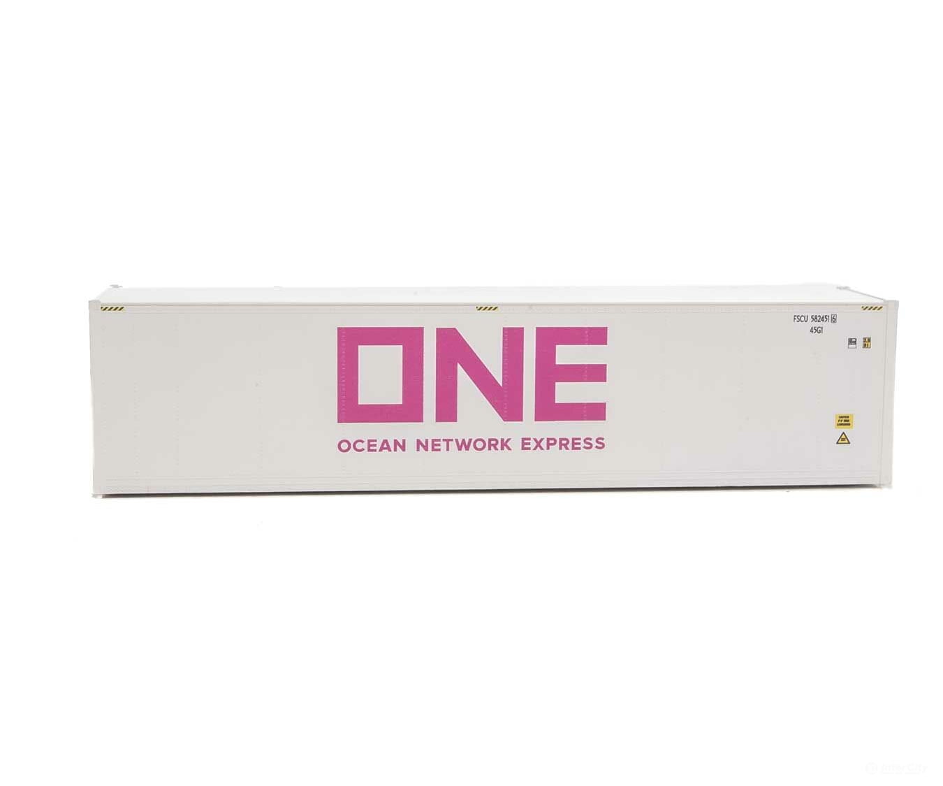Walthers Scenemaster 8364 40’ Hi-Cube Smooth-Side Reefer Container - Assembled -- Ocean Network