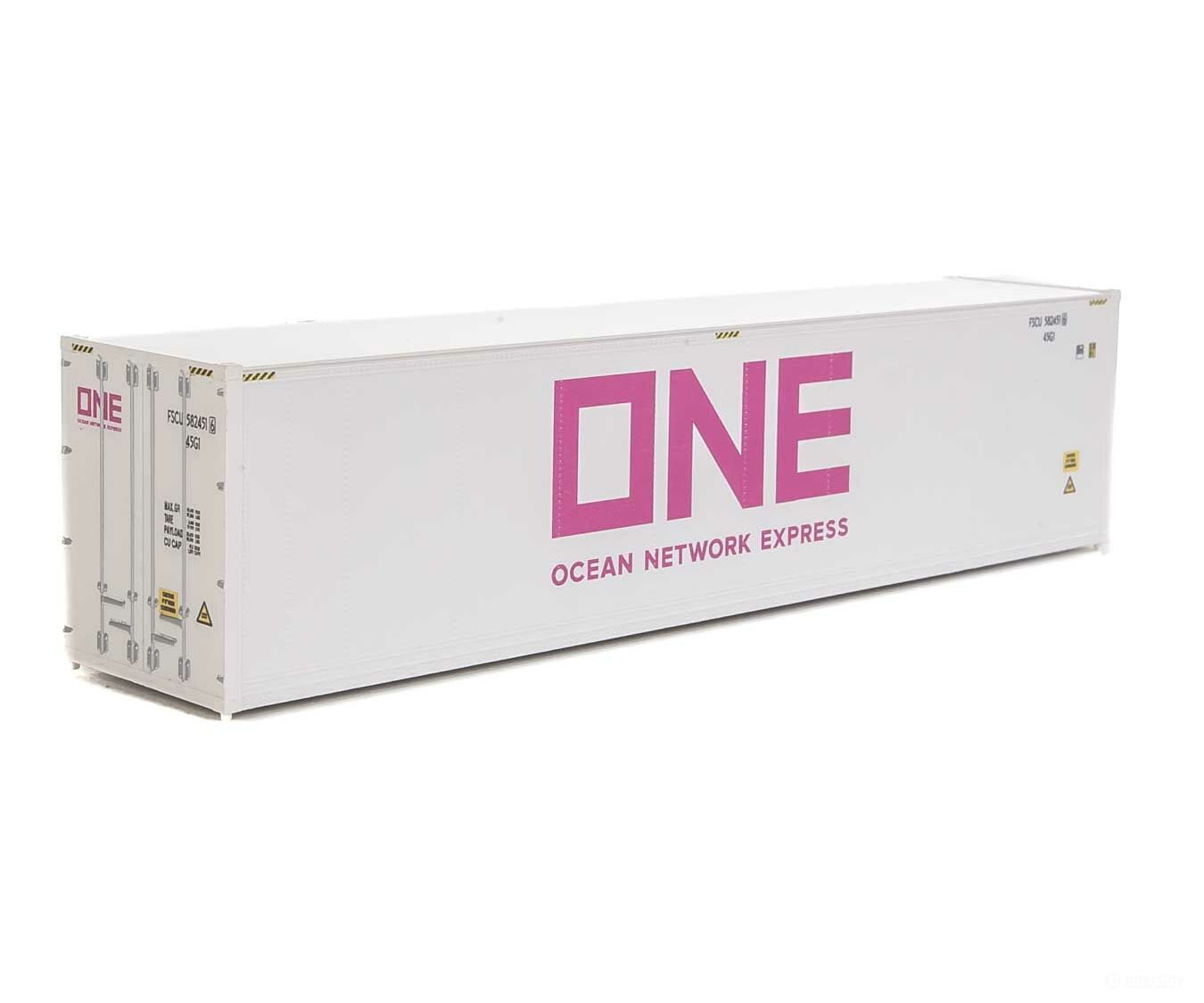 Walthers Scenemaster 8364 40’ Hi-Cube Smooth-Side Reefer Container - Assembled -- Ocean Network