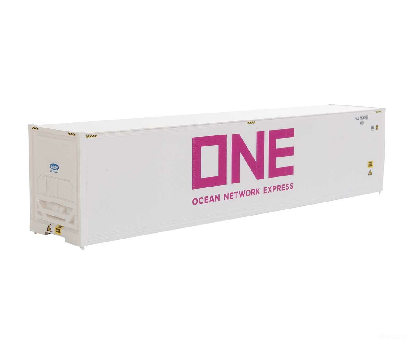 Walthers Scenemaster 8364 40’ Hi-Cube Smooth-Side Reefer Container - Assembled -- Ocean Network