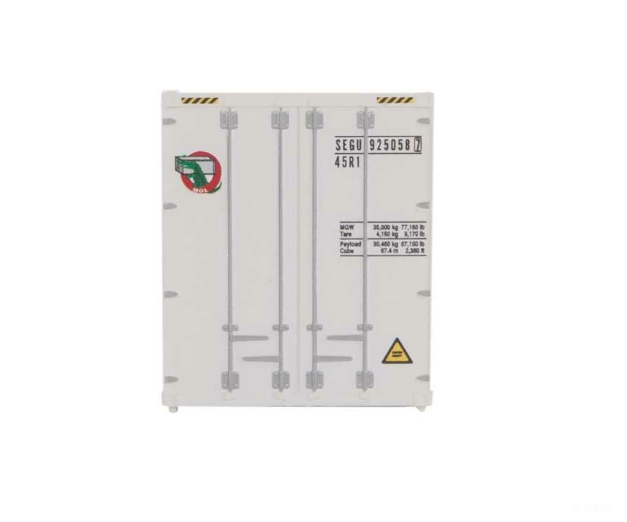 Walthers Scenemaster 8365 40’ Hi-Cube Smooth-Side Reefer Container - Assembled -- Mitsui Overseas