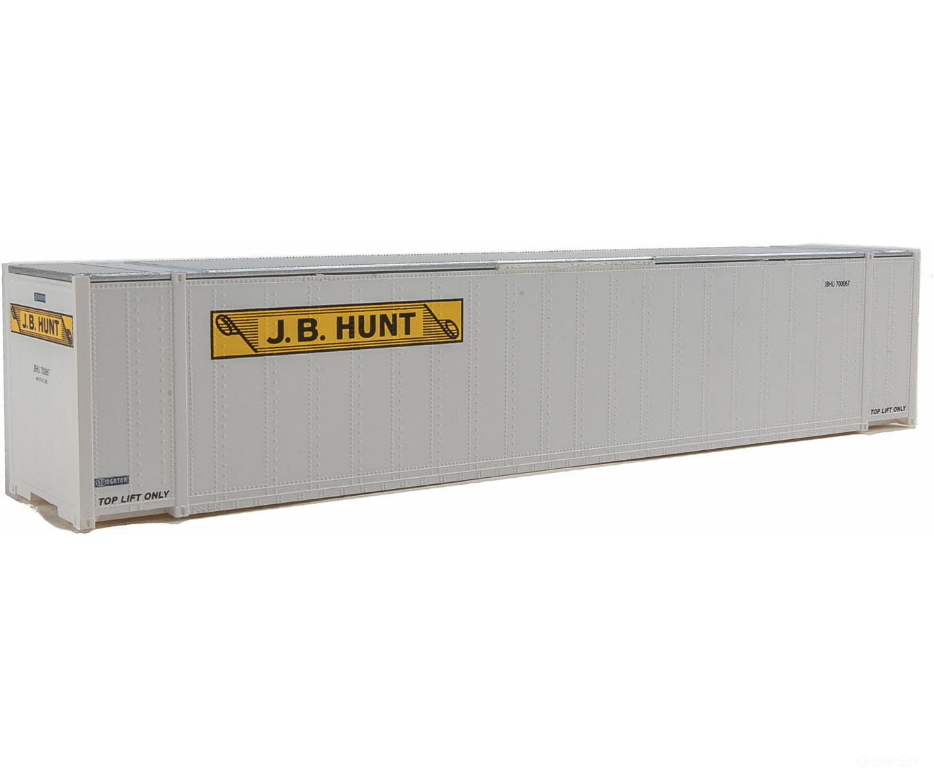 Walthers Scenemaster 8455 48’ Smooth Side Container - Assembled -- J.b. Hunt Transport Freight