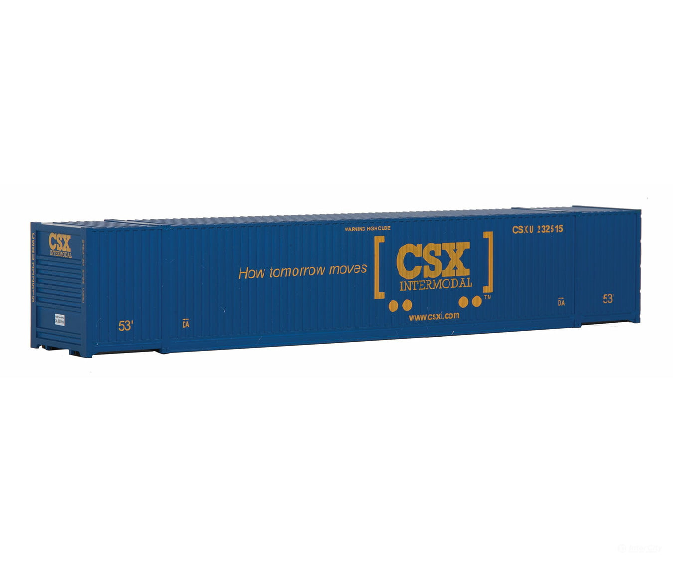 Walthers Scenemaster 8502 53’ Singamas Corrugated Side Container - Ready To Run -- Csx