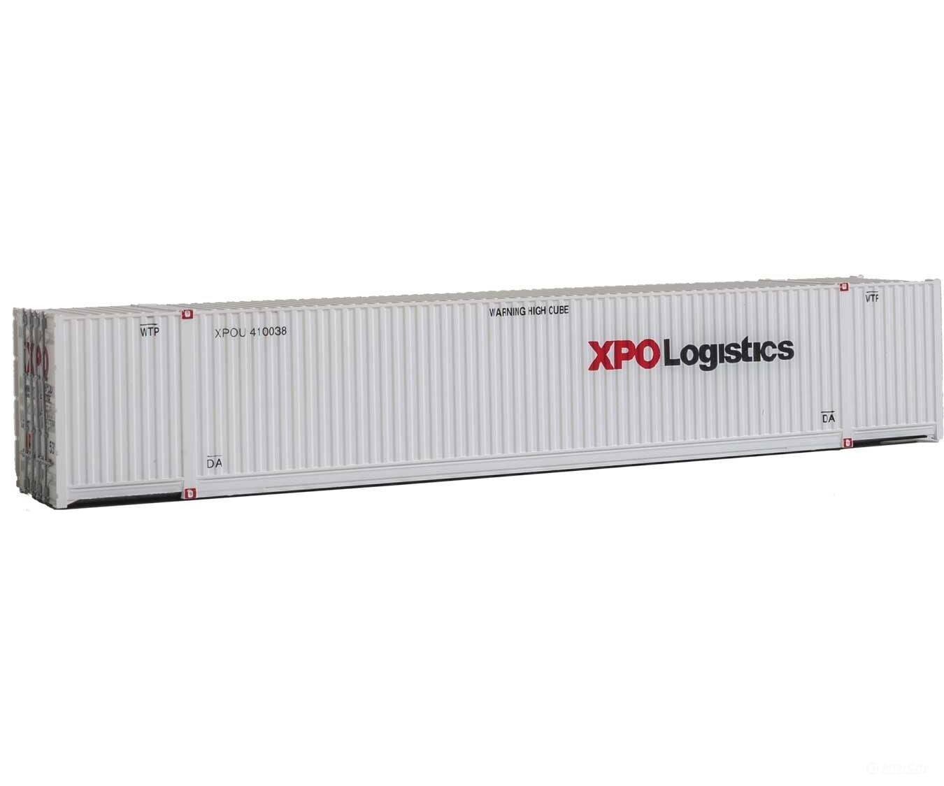 Walthers Scenemaster 8531 53’ Singamas Corrugated-Side Container - Assembled -- Xpo Logistics