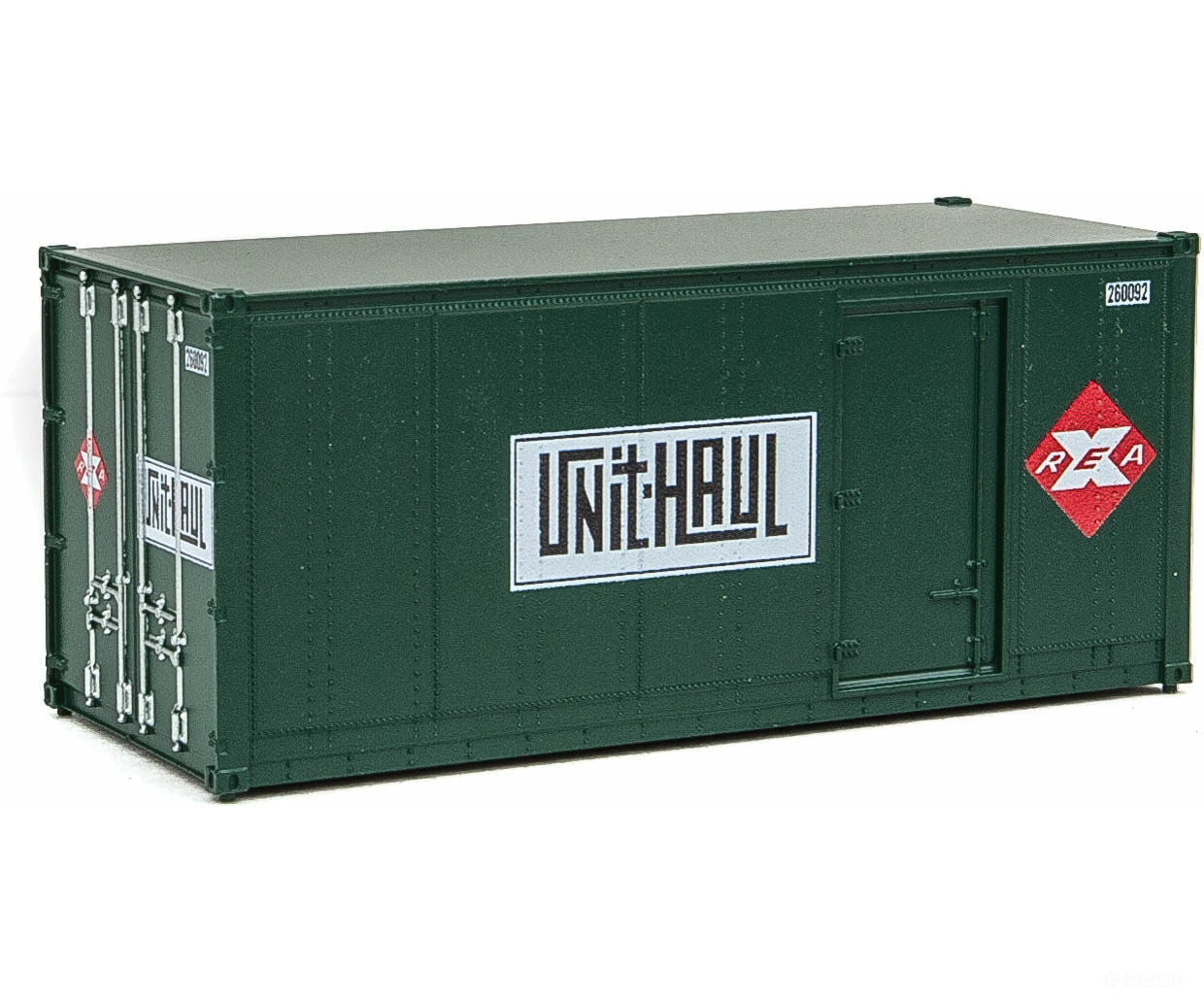 Walthers Scenemaster 8680 20’ Smooth-Side Container With Right Side Door 2-Pack - Ready To Run --