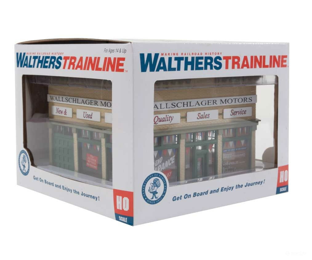 Walthers Trainline 805 Wallschlager Motors -- Assembled - 5-1/4 X 5 3-1/2’ 13.3 12.7 8.8Cm