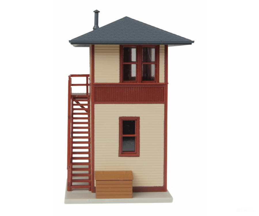 Walthers Trainline 810 Trackside Signal Tower -- Assembled - 2-7/8 X 2-3/16 3-1/4’ 7.3 5.5 8.2Cm
