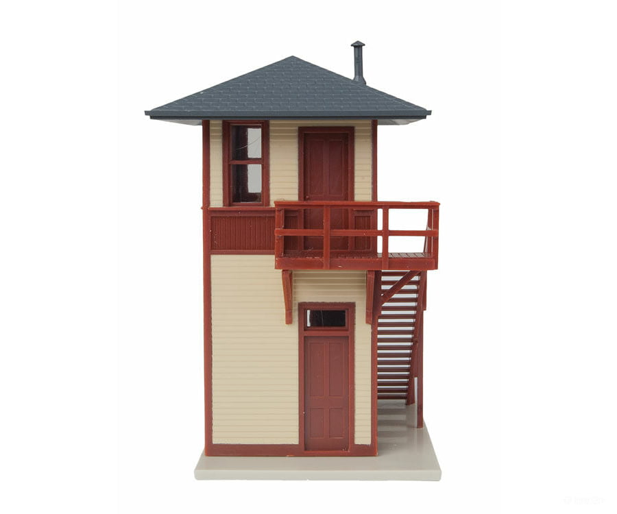 Walthers Trainline 810 Trackside Signal Tower -- Assembled - 2-7/8 X 2-3/16 3-1/4’ 7.3 5.5 8.2Cm