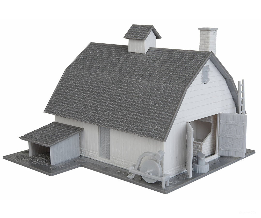 Walthers Trainline 902 Old Country Barn -- Kit - 4-5/16 X 5-1/2’ 11 14Cm Structures