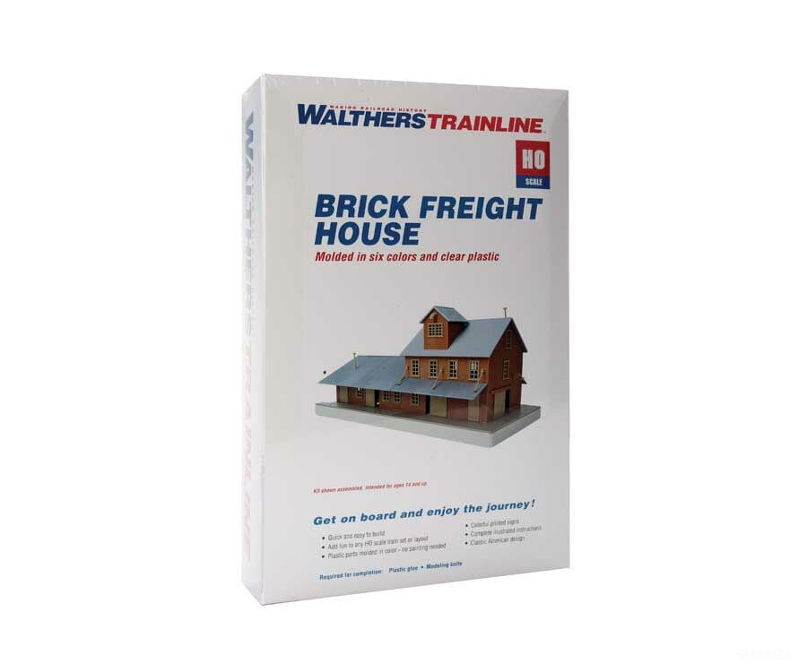 Walthers Trainline 918 Brick Freight House -- Kit Structures