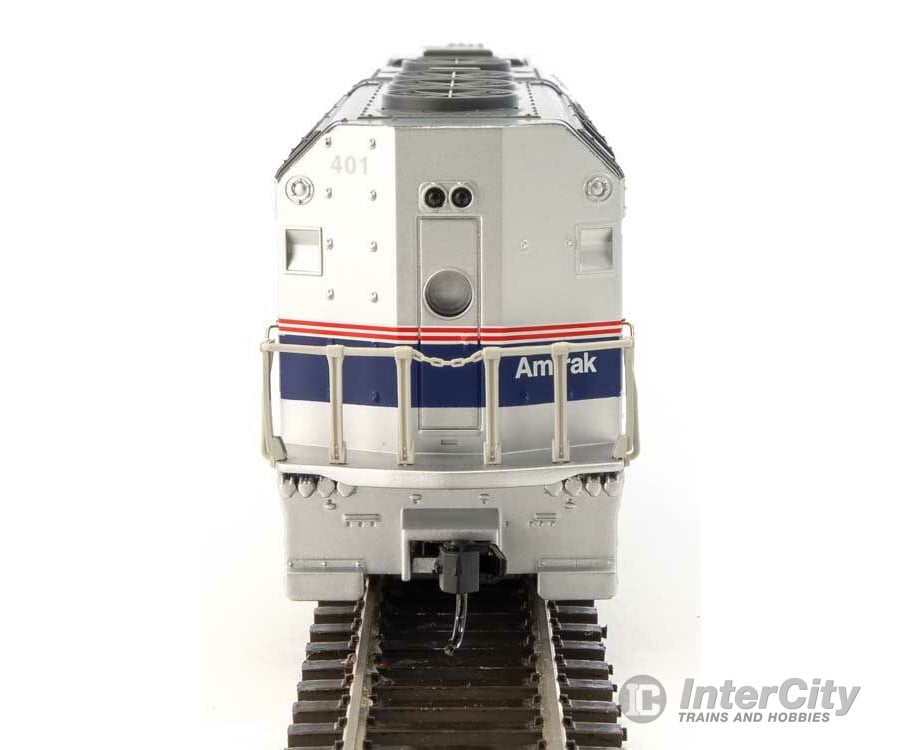 Walthers Mainline 19468 Emd F40Ph - Esu Sound And Dcc -- Amtrak(R) #401 (Phase Iv Silver Wide Blue