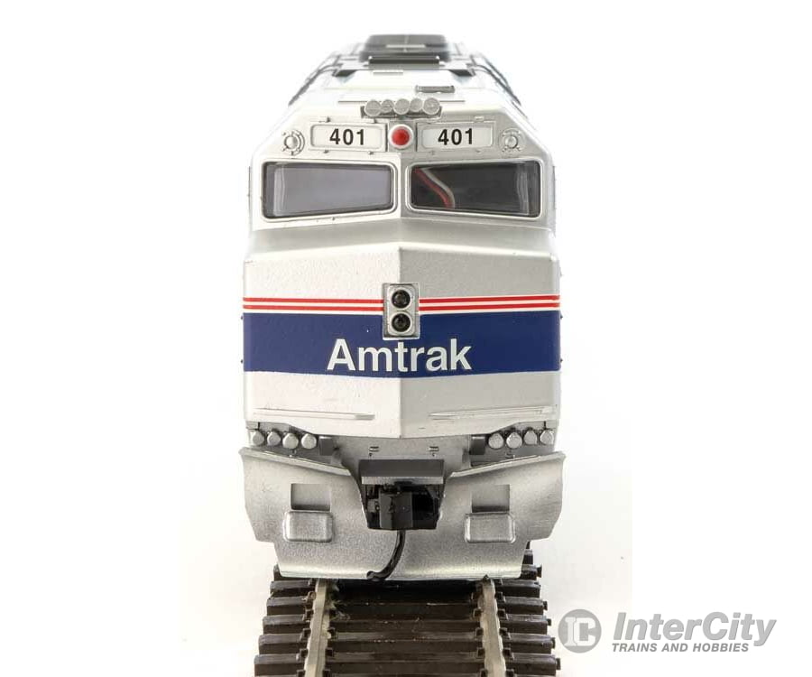 Walthers Mainline 19468 Emd F40Ph - Esu Sound And Dcc -- Amtrak(R) #401 (Phase Iv Silver Wide Blue
