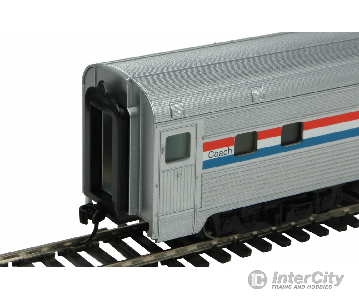 Walthers Mainline 30201 85 Budd Small-Window Coach - Ready To Run -- Amtrak(R) (Phase Iii; Silver