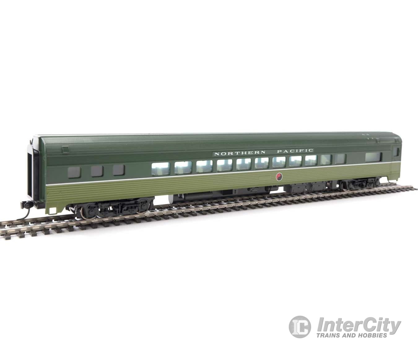 Walthers Mainline 30210 85 Budd Small-Window Coach - Ready To Run -- Northern Pacific Passenger Cars