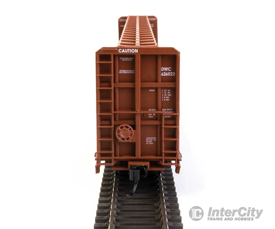 Walthers Mainline 50704 72 Centerbeam Flatcar W/Standard Beam - Ready To Run -- Duluth Winnipeg &