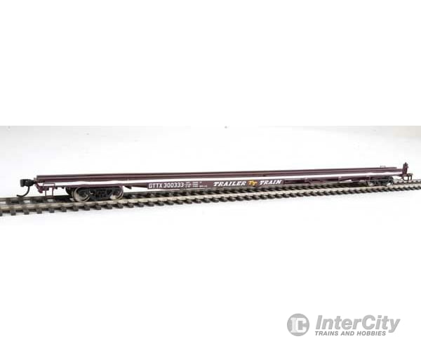 Walthers Mainline 5516 85 General American G85 Flatcar - Ready To Run -- Gttx (Brown) #300333