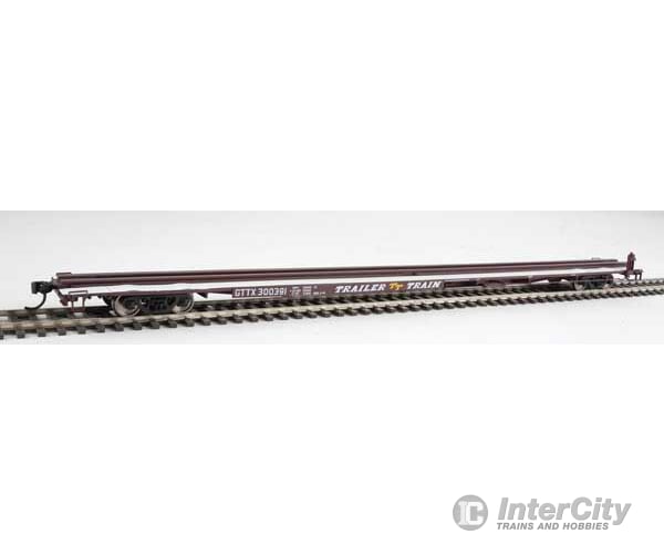 Walthers Mainline 5518 85 General American G85 Flatcar - Ready To Run -- Gttx (Brown) #300391