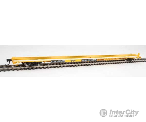 Walthers Mainline 5520 85 General American G85 Flatcar - Ready To Run -- Gttx (Yellow) #300479