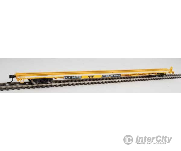 Walthers Mainline 5521 85 General American G85 Flatcar - Ready To Run -- Gttx (Yellow) #300553
