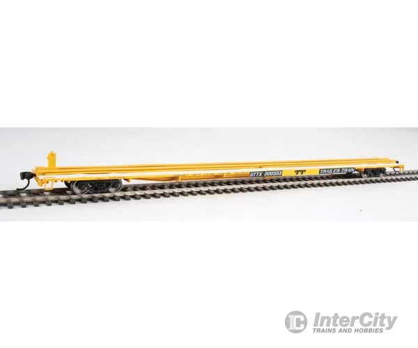Walthers Mainline 5521 85 General American G85 Flatcar - Ready To Run -- Gttx (Yellow) #300553