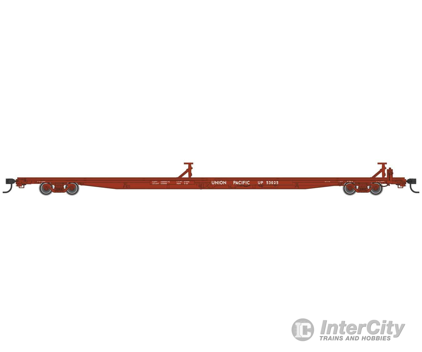 Walthers Mainline 5539 85 General American G85 Flatcar - Ready To Run -- Union Pacific(R) #53025
