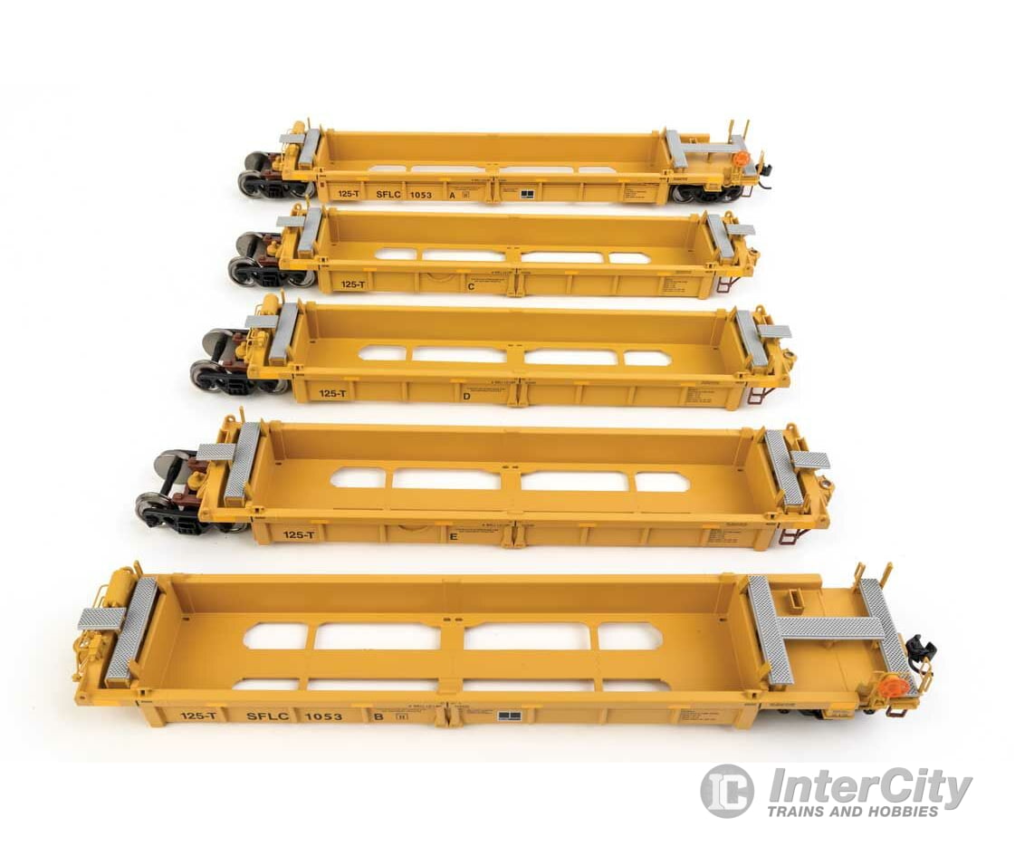Walthers Mainline 55679 Thrall 5-Unit Rebuilt 40 Well Car - Ready To Run -- Bnsf Santa Fe Leasing