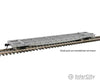 Walthers Mainline 5900 53 Gsc Bulkhead Flatcar - Ready To Run -- Undecorated Freight Cars