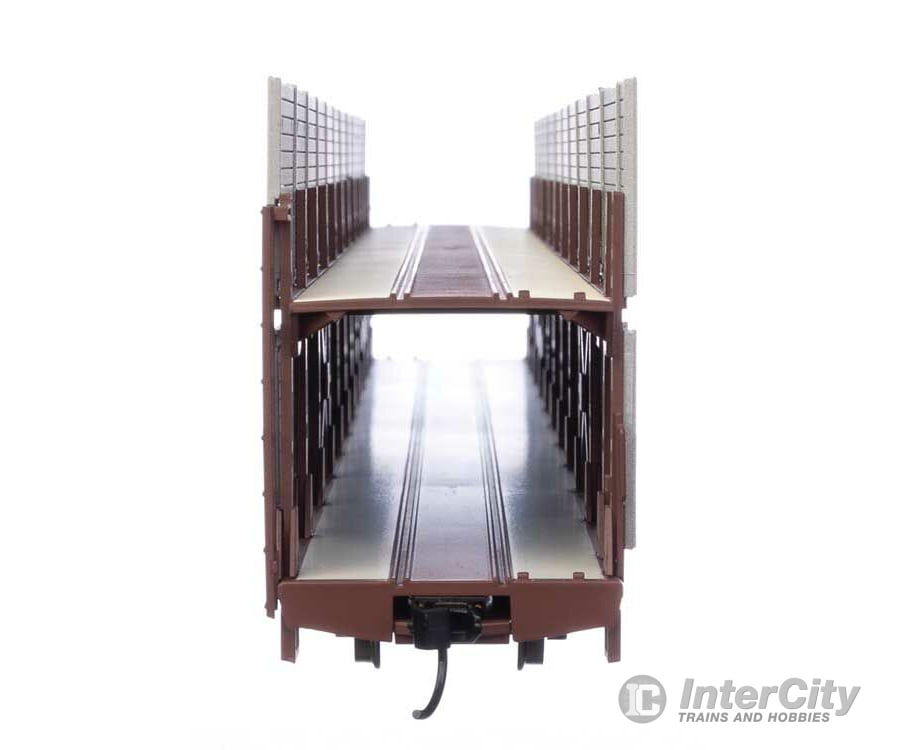 Walthers Mainline 8127 89 Flatcar W/Bi-Level Shielded Auto Rack - Ready To Run -- Southern
