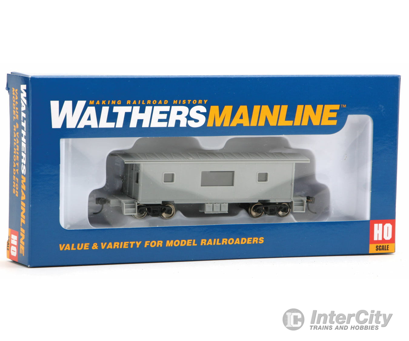 Walthers Mainline 8650 International Bay Window Caboose - Kit -- Undecorated Freight Cars