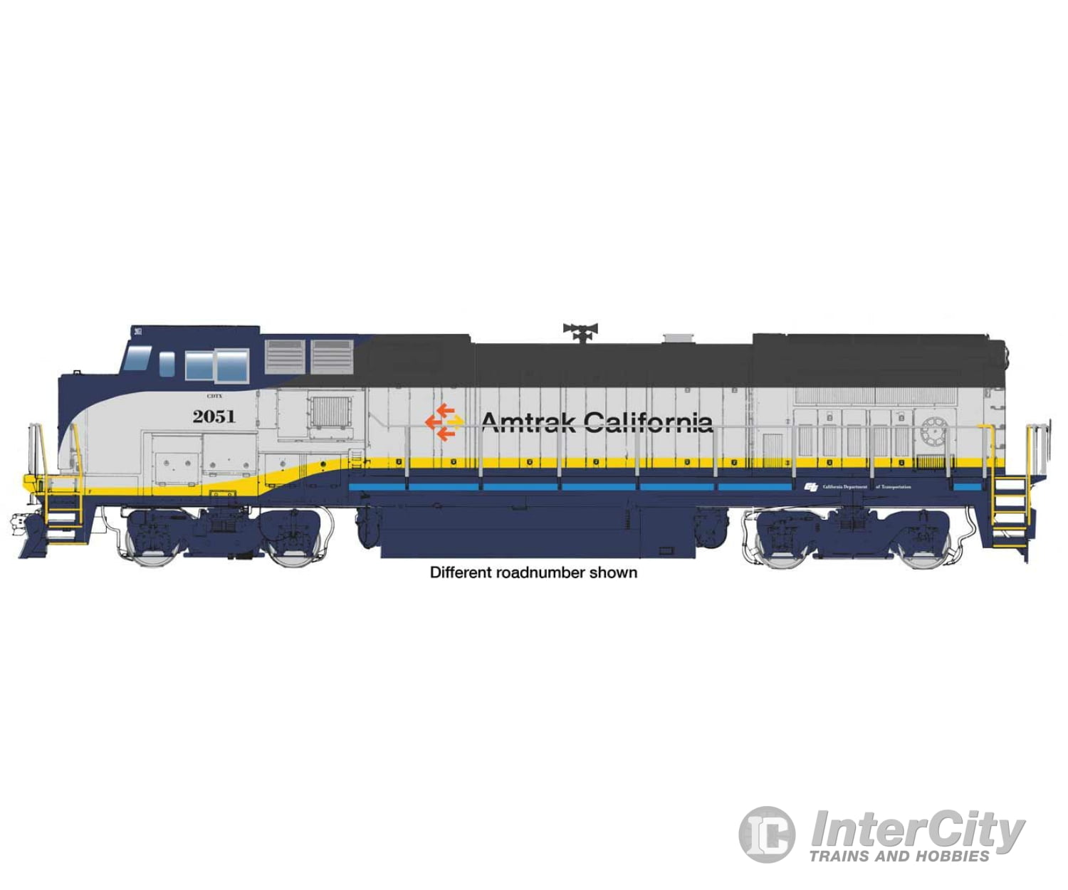 Walthers Mainline 9566 Ge Dash 8 P32-8Bwh - Standard Dc -- Amtrak California(Sm) #2054 Locomotives