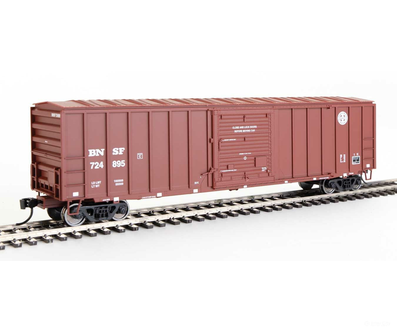 Walthers Mainline Ho 1850 50 Acf Exterior Post Boxcar - Ready To Run -- Burlington Northern Santa Fe