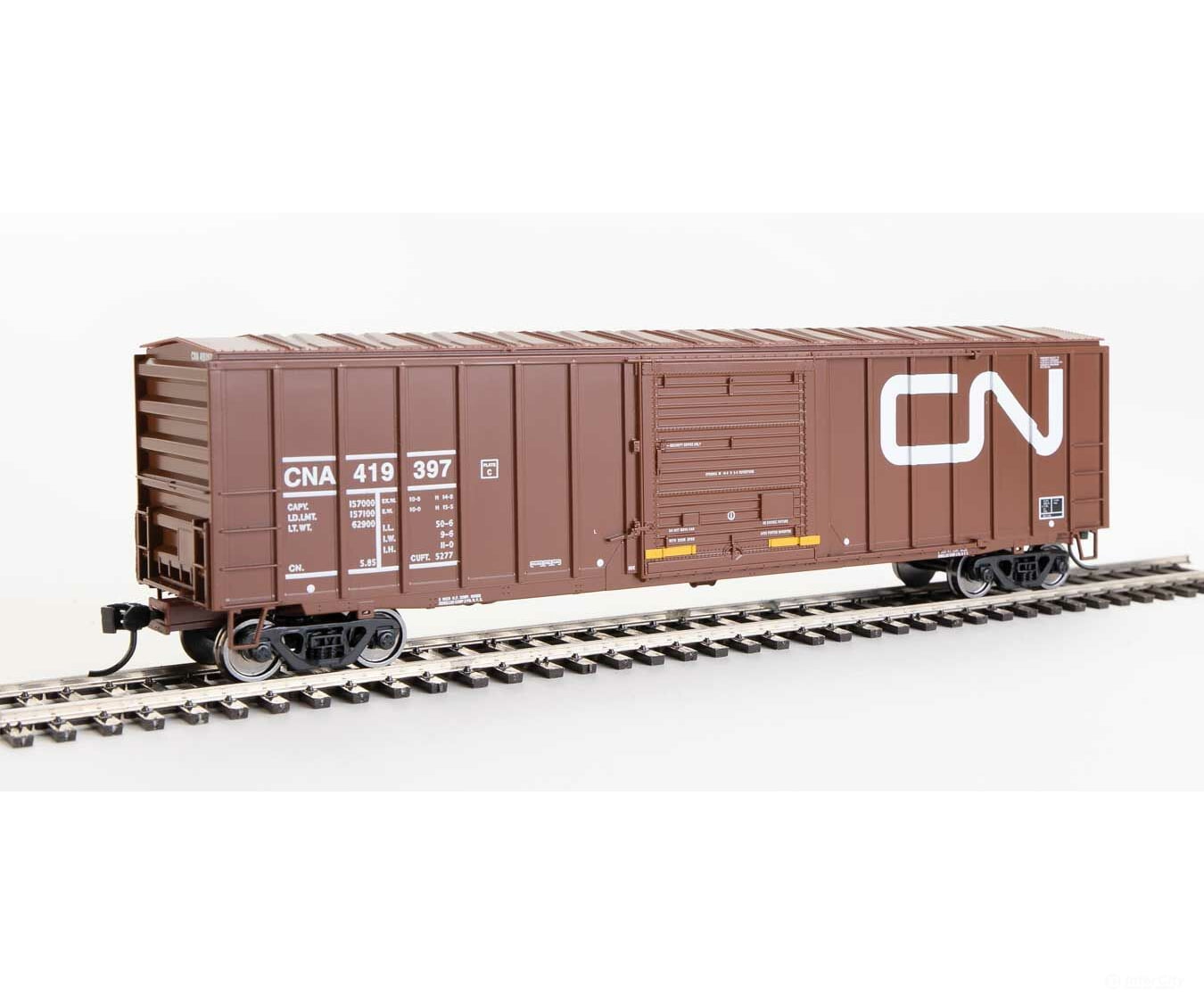 Walthers Mainline Ho 1855 50 Acf Exterior Post Boxcar - Ready To Run -- Canadian National Cna