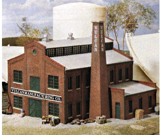 Walthers Cornerstone 3233 Vulcan Manufacturing Co. -- Kit - 5-5/8 X 5-11/16 4-11/16’ 14 14.2 12Cm