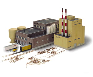 Walthers Cornerstone 3237 Superior Paper Company -- Kit Structures