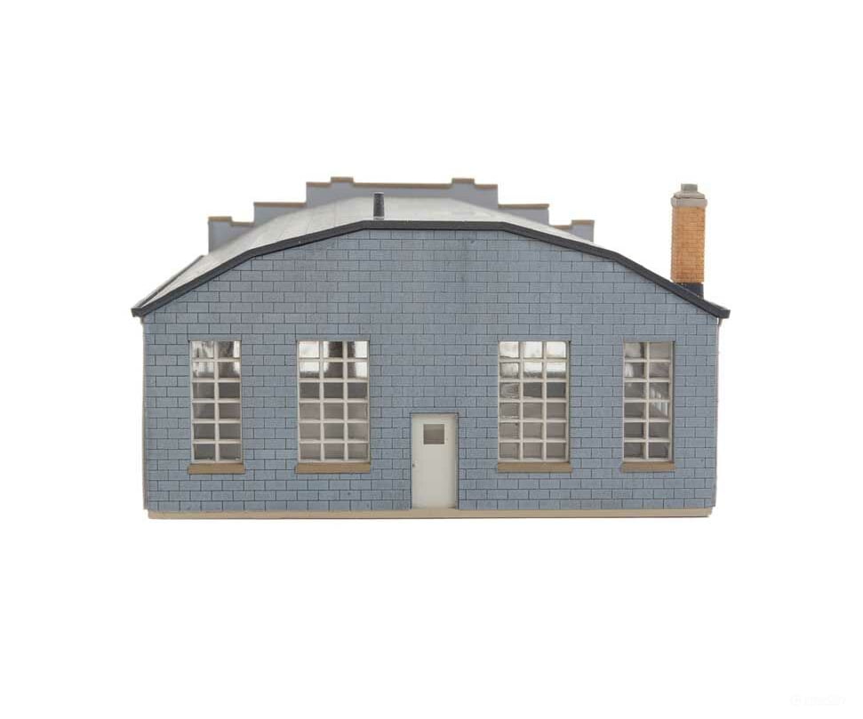 Walthers Cornerstone 3808 State Line Farm Supply -- Kit: 3-1/4 X 4-1/4 1-7/8’; Ramp: 1-3/16