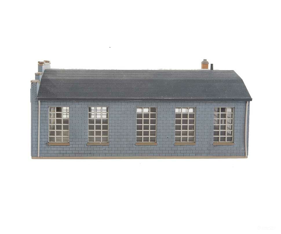 Walthers Cornerstone 3808 State Line Farm Supply -- Kit: 3-1/4 X 4-1/4 1-7/8’; Ramp: 1-3/16