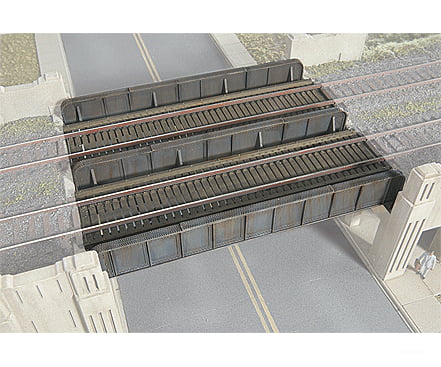 Walthers Cornerstone 3820 Through Plate-Girder Bridge -- Kit - 3-5/8 X 3-1/8 5/8’ 9.2 7.9 1.5Cm