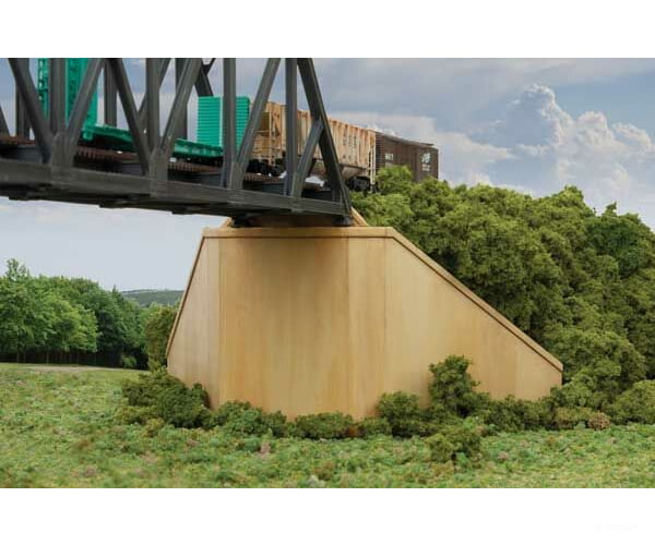 Walthers Cornerstone 3881 Bridge Abutment 2-Pack -- Kit Tunnels & Bridges