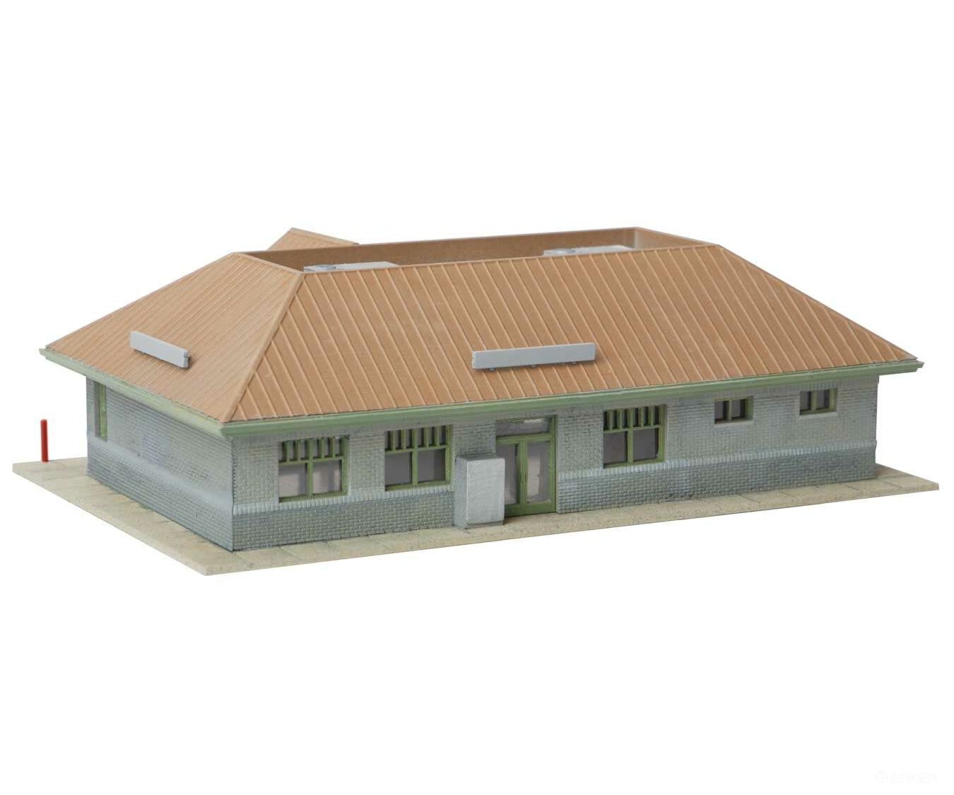Walthers Cornerstone 3887 Modern Suburban Station -- Kit - 5-3/4 X 3-5/8 1-3/4’ 14.6 9.2 4.4Cm