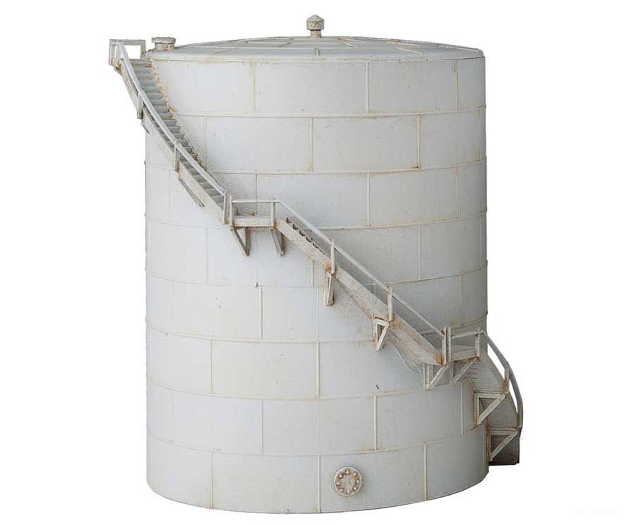 Walthers Cornerstone 3893 Oil Storage Tank -- Kit - 2-1/8’ 5.3Cm Diameter 2-3/4’ 6.9Cm Tall