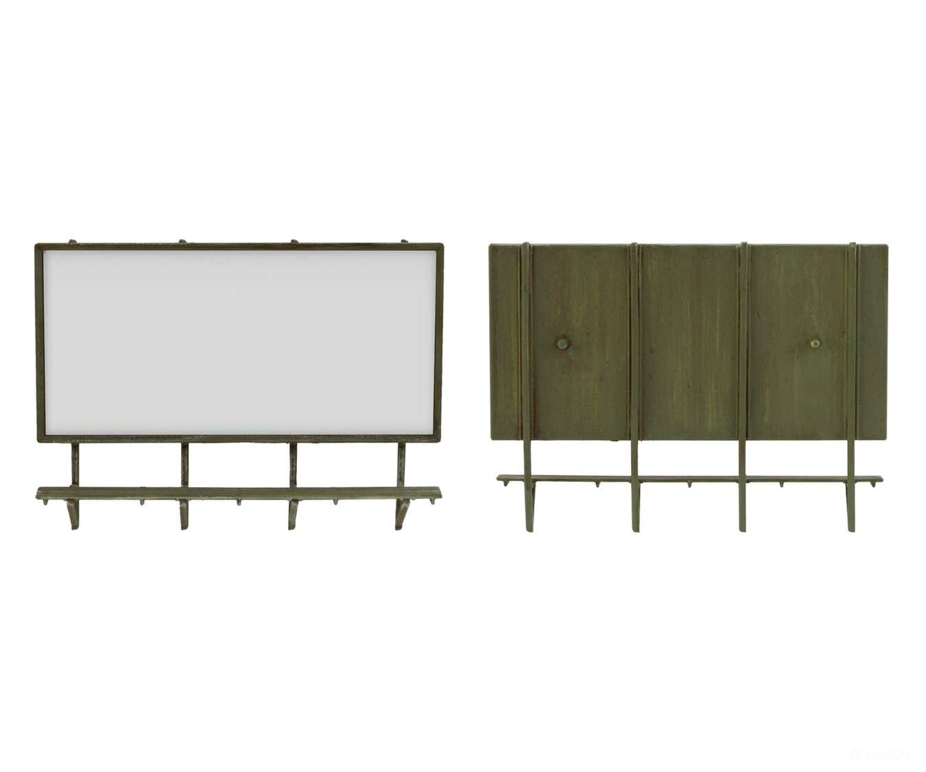 Walthers Scenemaster 9020 Wall-Mounted Billboard -- Kit Pkg(3) Scenery Details